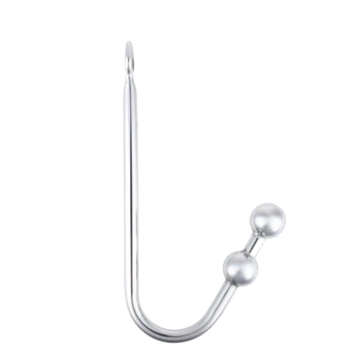 Pleasurable Hook Two Balls Steel 4417 Anal Stainless 0212